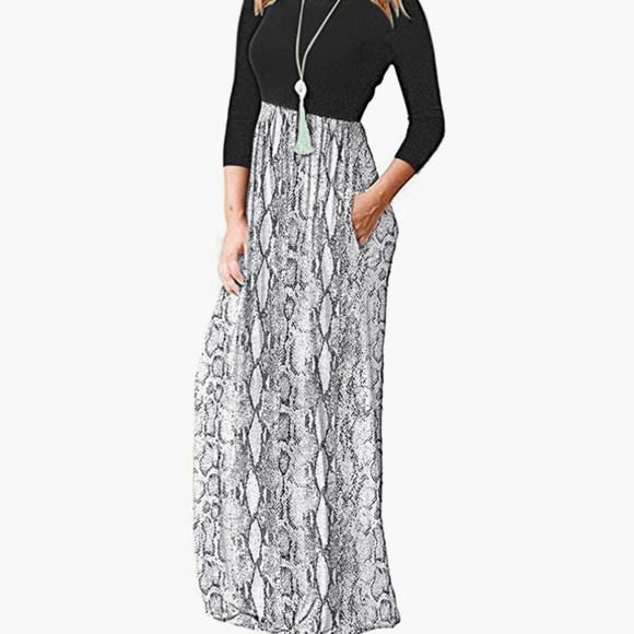 Wneedu Plus Size Maxi Dress - Picture 2 of 10